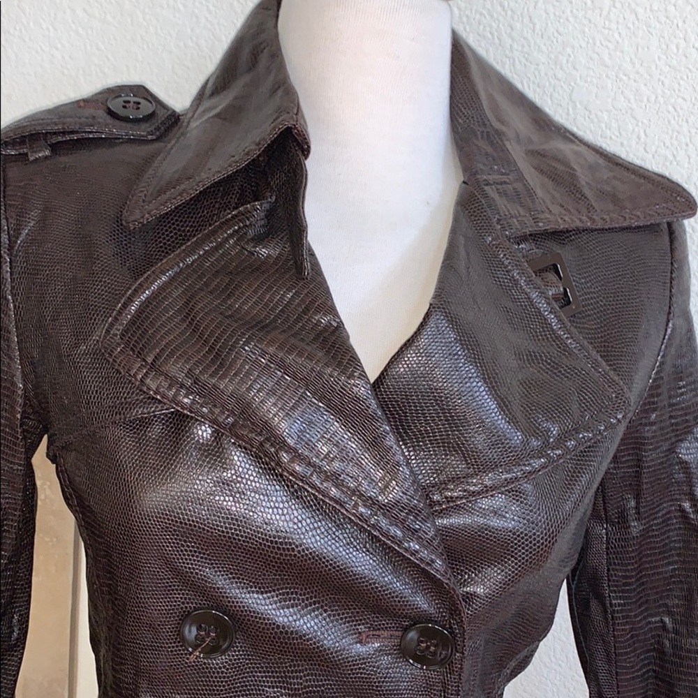 Zara Basic Leather Jacket - image 5